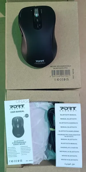 Port Connect Rechargeable Mouse Bluetooth