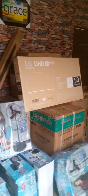 Brand New Lg Smart 50" Tv + Mira-cast And Wi-fi _ 50q650