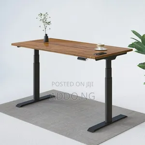 Brown Top Electric Adjustable Desk 1.4 Meter