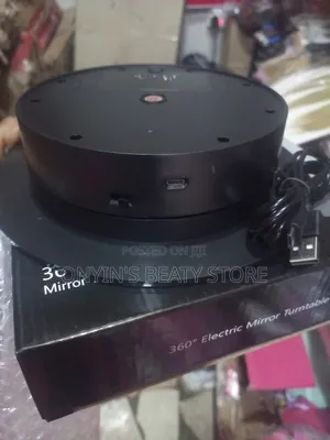 360 Mirror Turntable It Uses Light and Battery