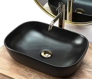 Matte Black Countertop Wash Hand Basins