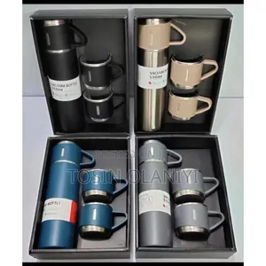 Vacuum Flask Set With 2 Cups (500ml)