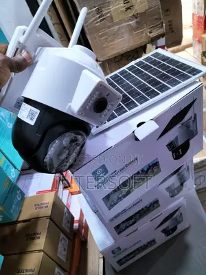 Solar Powered 4g Simcard Dual Lens Rotational CCTV Camera