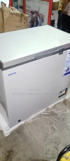 210 Litres Bruhm Chest Freezer, Super Cooling, Silver Color