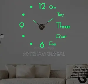 3d Diy Wall Clock