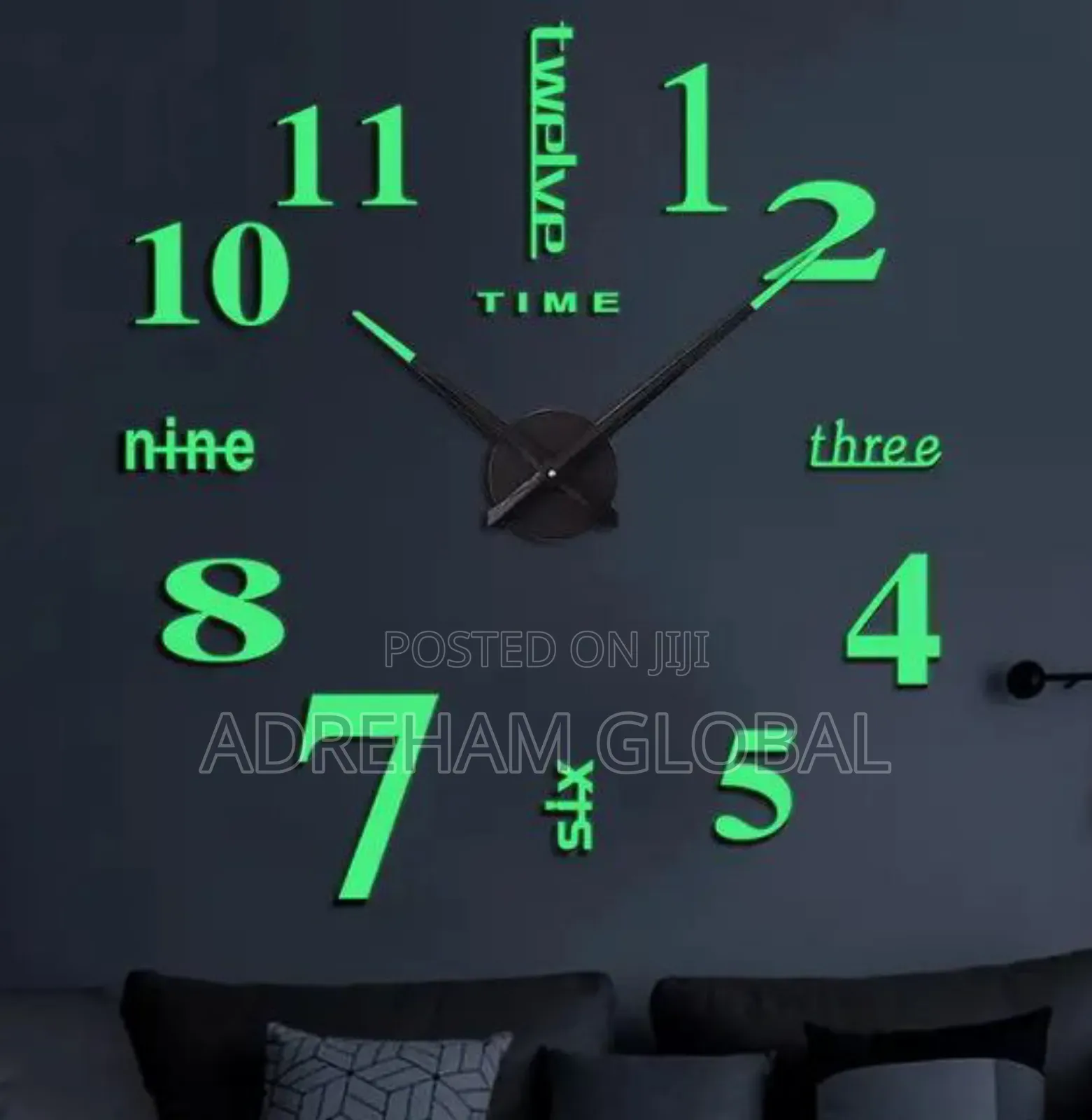 3d Diy Wall Clock