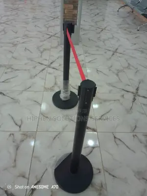 Stainless Steel Stanchions With 2M Retractable Belts
