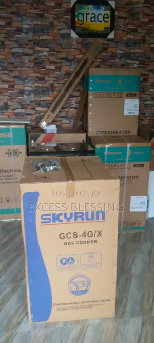 Quality Skyrun 50/50 Standing Gas Cooker+ Oven _ Gcs_4gix