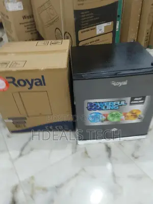 Royal Bedside Fridge RREF55BF Silver