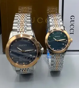 Original Gucci Gold Mix Silver Chain Wathc Is Avaialble Now