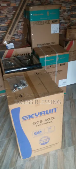 Quality Skyrun 50/50 Standing Gas Cooker-gcs-4gix