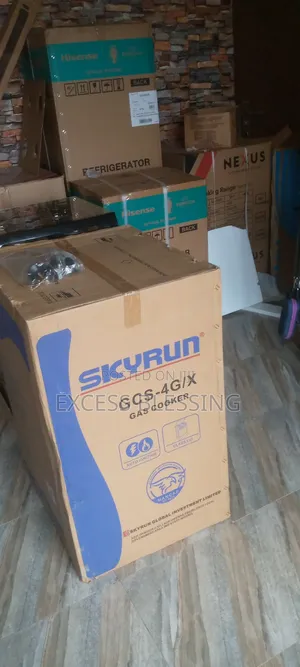 Brand New 50/50 Skyrun Standing Gas Cooker+ Oven -gcs-4gix