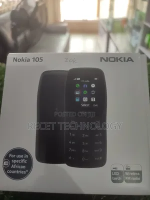 New Nokia 105 Black