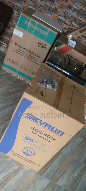 Original Brand New Skyrun 50/50 Gas Cooker+ Oven-GCS-4gix