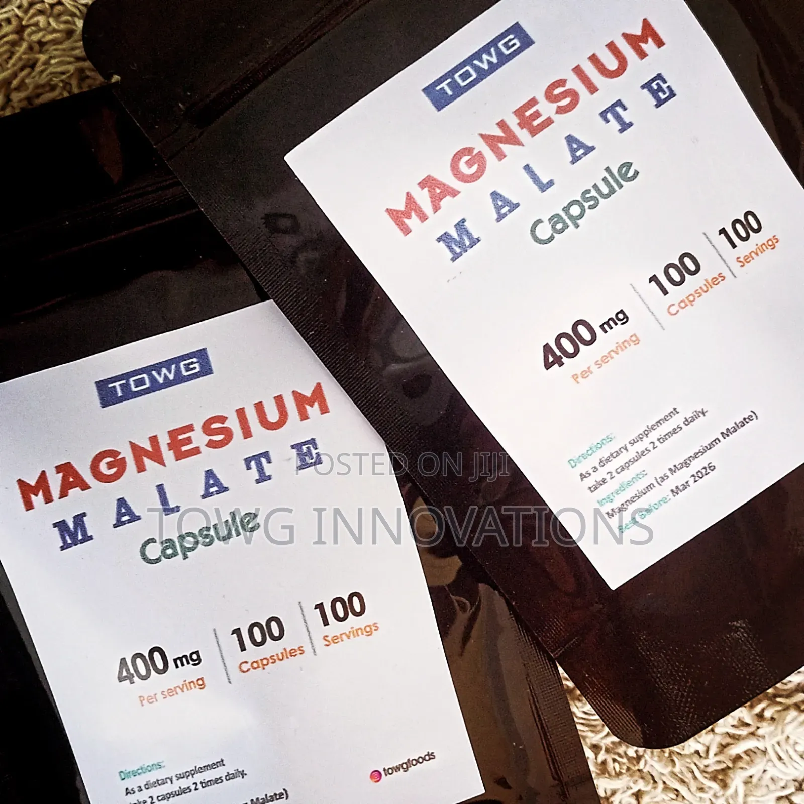 Magnesium Malate 100 Capsules