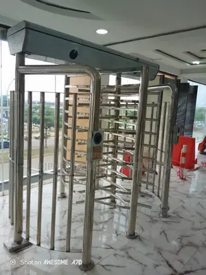 Double Full Height Turnstile Access Control Security