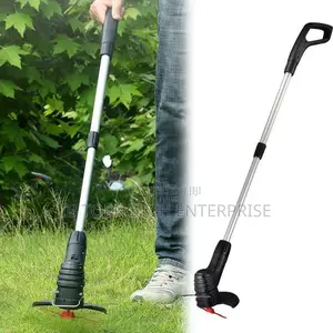 Black Rechargeable Stretchable Garden Lawn Mower