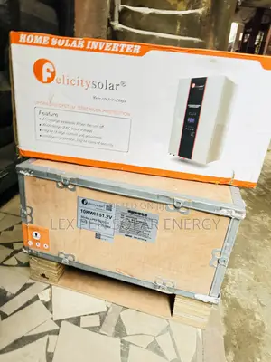 10kwh 51.2volt Felicty Lithium Battery and 7.5kva Inverter