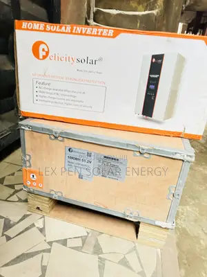 10kwh 51.2volt Lithium Battery and 7.5kva Felicty Inverter