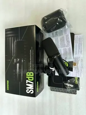 Shure Sm7db Dynamic Vocal Microphone With Built-in Preamp