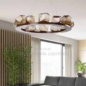 Postmodern Ring Led Chandelier