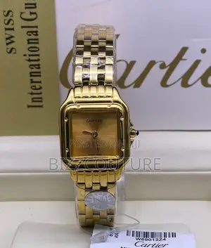 Original Cartier Swiss Made Gold Chain Watch Is Available