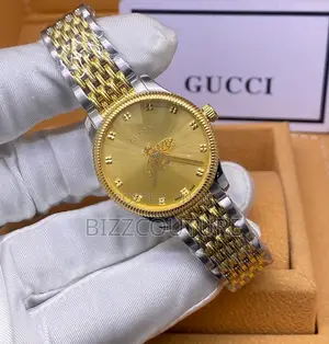 Original Gucci Swiss Made Gold Chain Watch Is Available Now