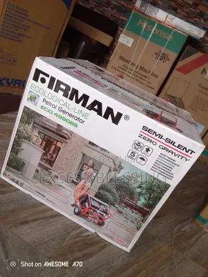 Original Fire Man Generator+Key Start 4.5kva Eco 4990es