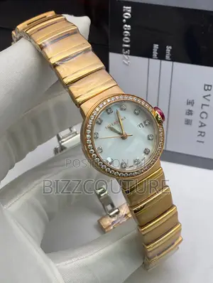 Original Bvlgari Gold Chain Watch Is Available in Store