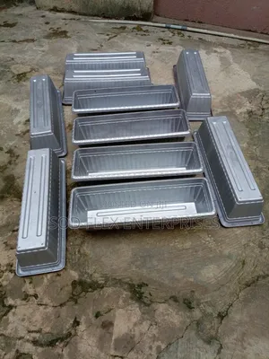 Silver Biggest Rectangular Pot