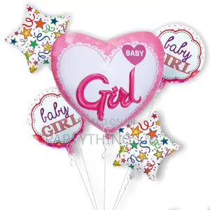 Baby Boy/ Baby Girl Foil Balloon Sets