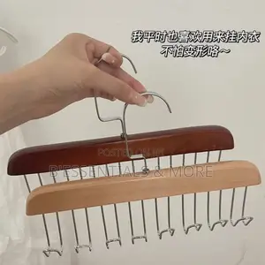 8hooks Multi Functional Solid Wood Hanger