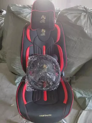 Black and Red Original Seat Cover (Front and Back)
