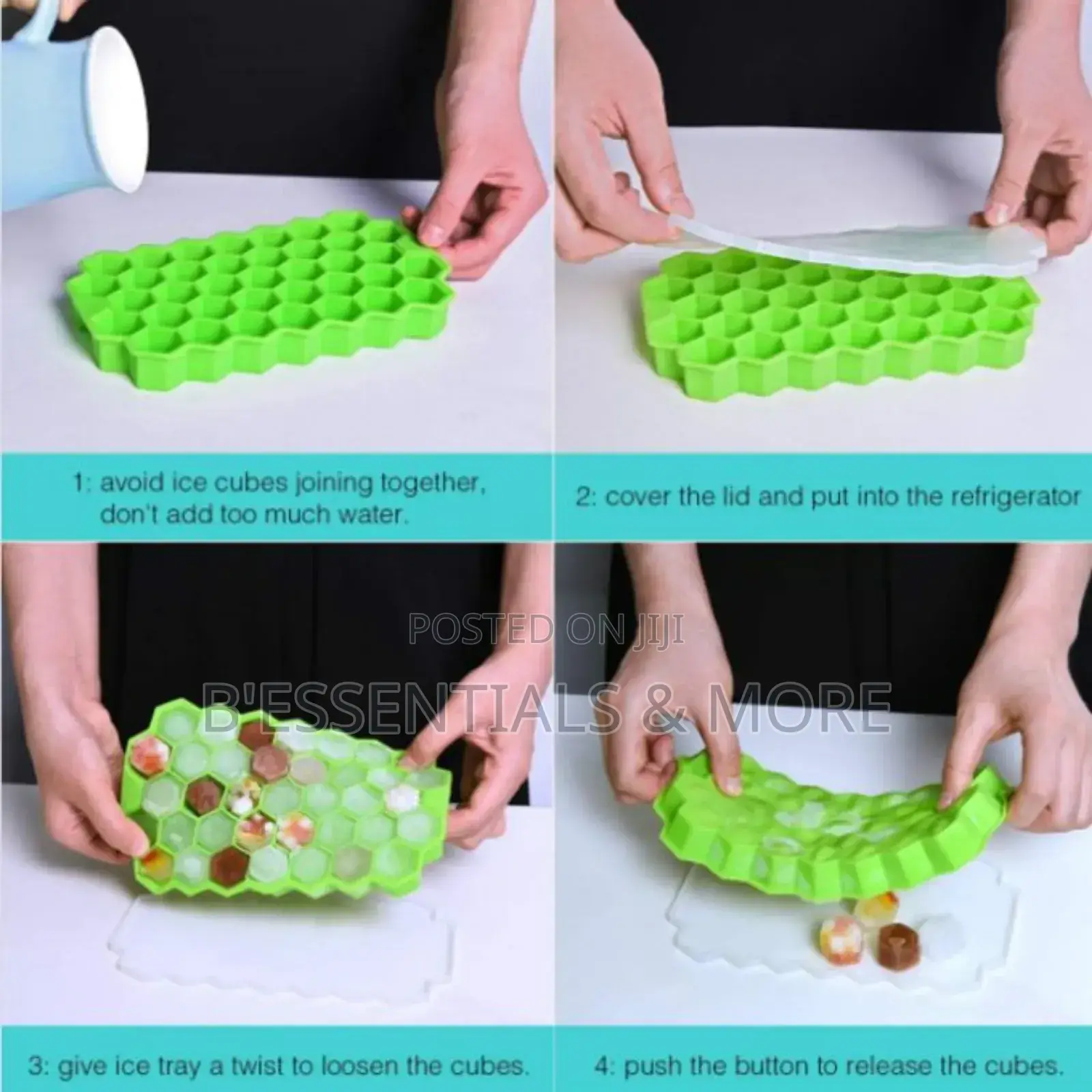 Silicone Ice Cubes Maker With Lid