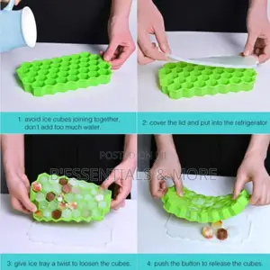 Silicone Ice Cubes Maker With Lid