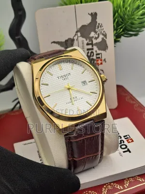 Tissot Powermatic Leather Wristwatch