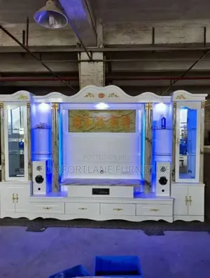 Modern Tv Stand/ Wall Unit With Lighting