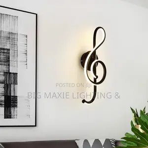 Music Shape LED Wall Lamps Nordic Style