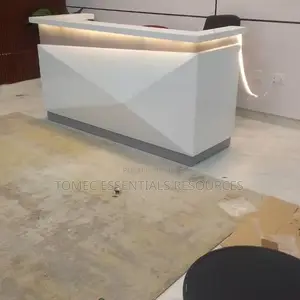 Imported Quality Gloss Wood Reception Desk
