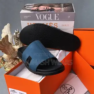 Hermes Leather Slipers