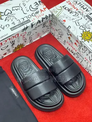 D G Original Leather Slipers