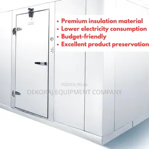High Capacity DEKORAJ 5-Ton Blast Freezer and Cold Room