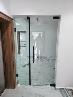 Frameless Reception Glass Door