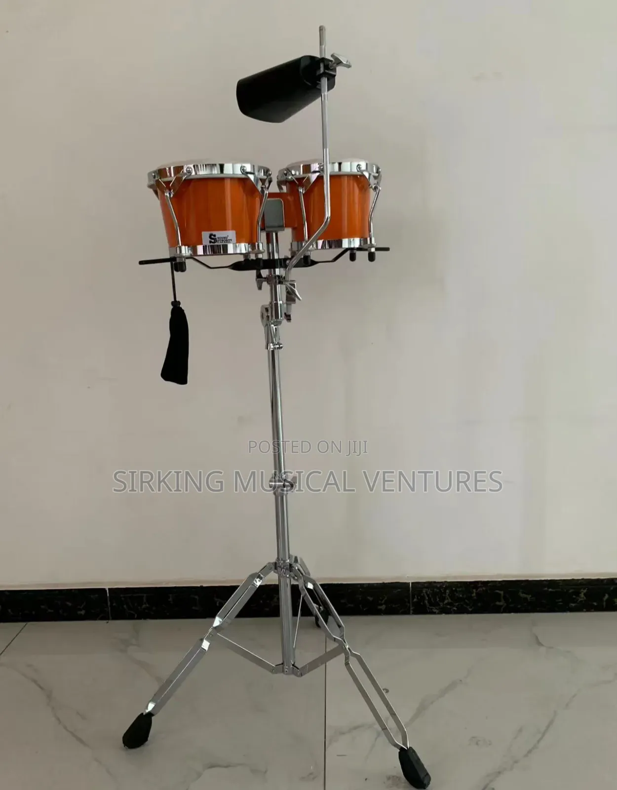 Medium Bongo Drum With Stand