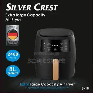 8l Silver Crest 2400w Smart Touch Screen Oil Free Electric Air Fryer