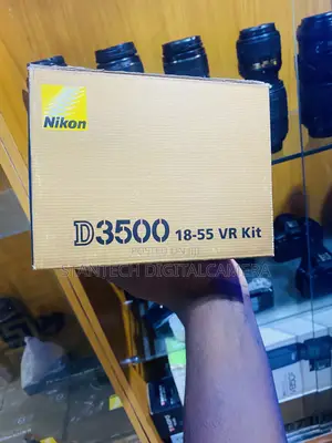 Nikon 3500 With 18-55mm Lens.