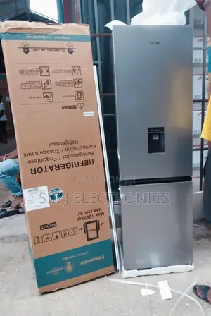 Hisense Bottom Freezer Refrigerator And Water Dispenser(New)