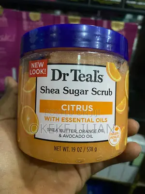 Dr Teals Shea Sugar Scrub Citrus Essential Oil With Vitaminc