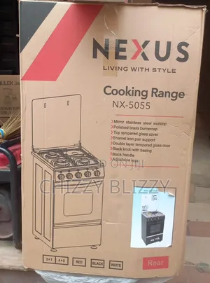 Nexus 3+1 Burner NX-5055 Gas Cooker (3 + 1) With Oven