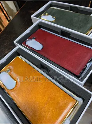 Luxury Plain Leather Slim Cover for Galaxy Z Fold 6